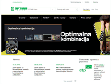 Tablet Screenshot of optimagrupa.net